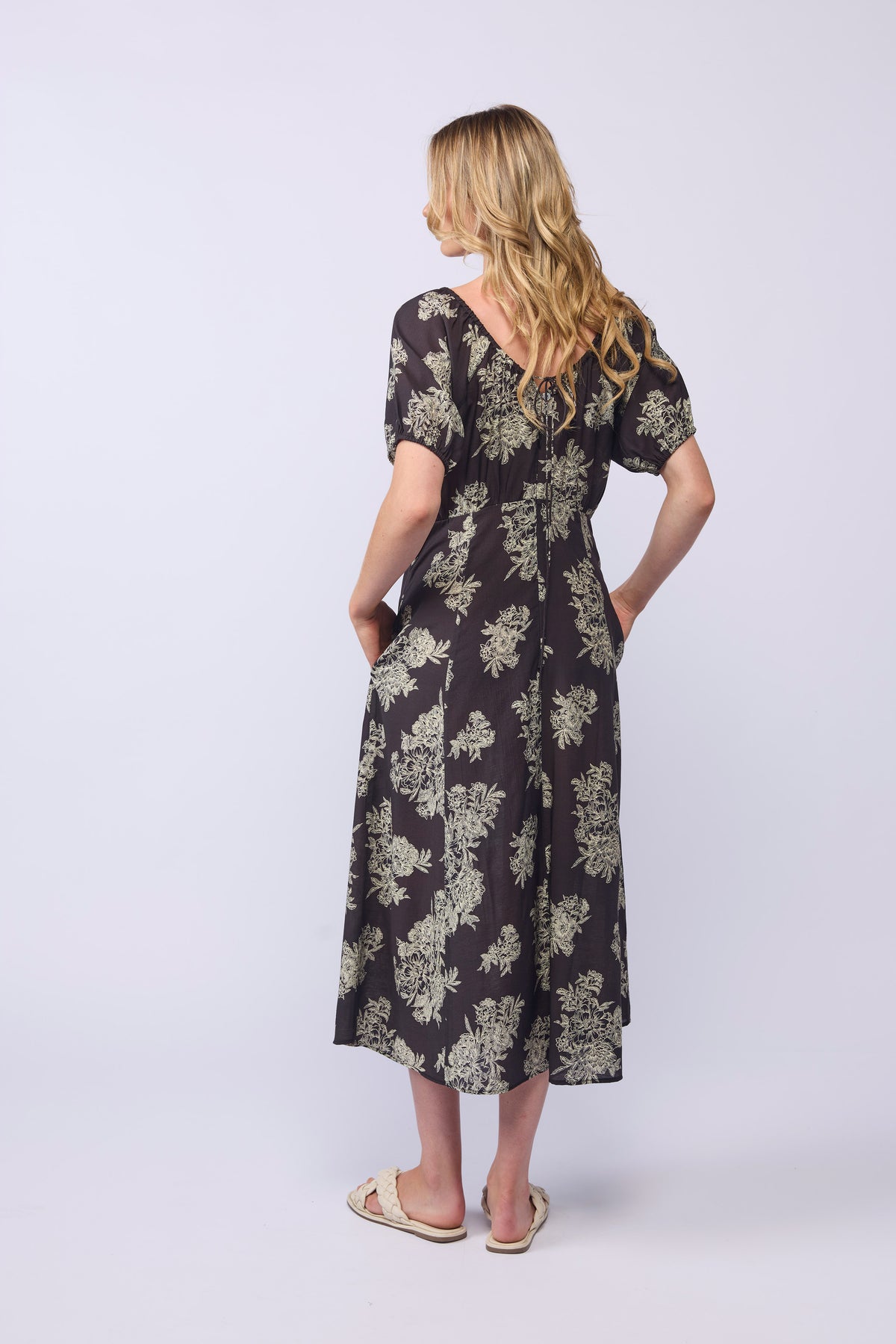 ANNABELLE DRESS - FLORAL SHADE
