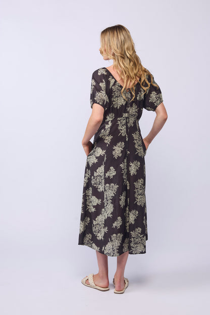 ANNABELLE DRESS - FLORAL SHADE