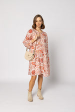 2237 - Indi Dress - Ruby Flowers