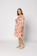 2237 - Indi Dress - Ruby Flowers