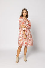 2237 - Indi Dress - Ruby Flowers