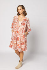 2237 - Indi Dress - Ruby Flowers