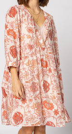 2237 - Indi Dress - Ruby Flowers