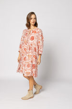 2237 - Indi Dress - Ruby Flowers