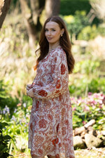 2237 - Indi Dress - Ruby Flowers