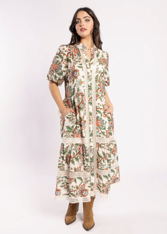 2238 - Charlotte Dress - Del Ray Cream