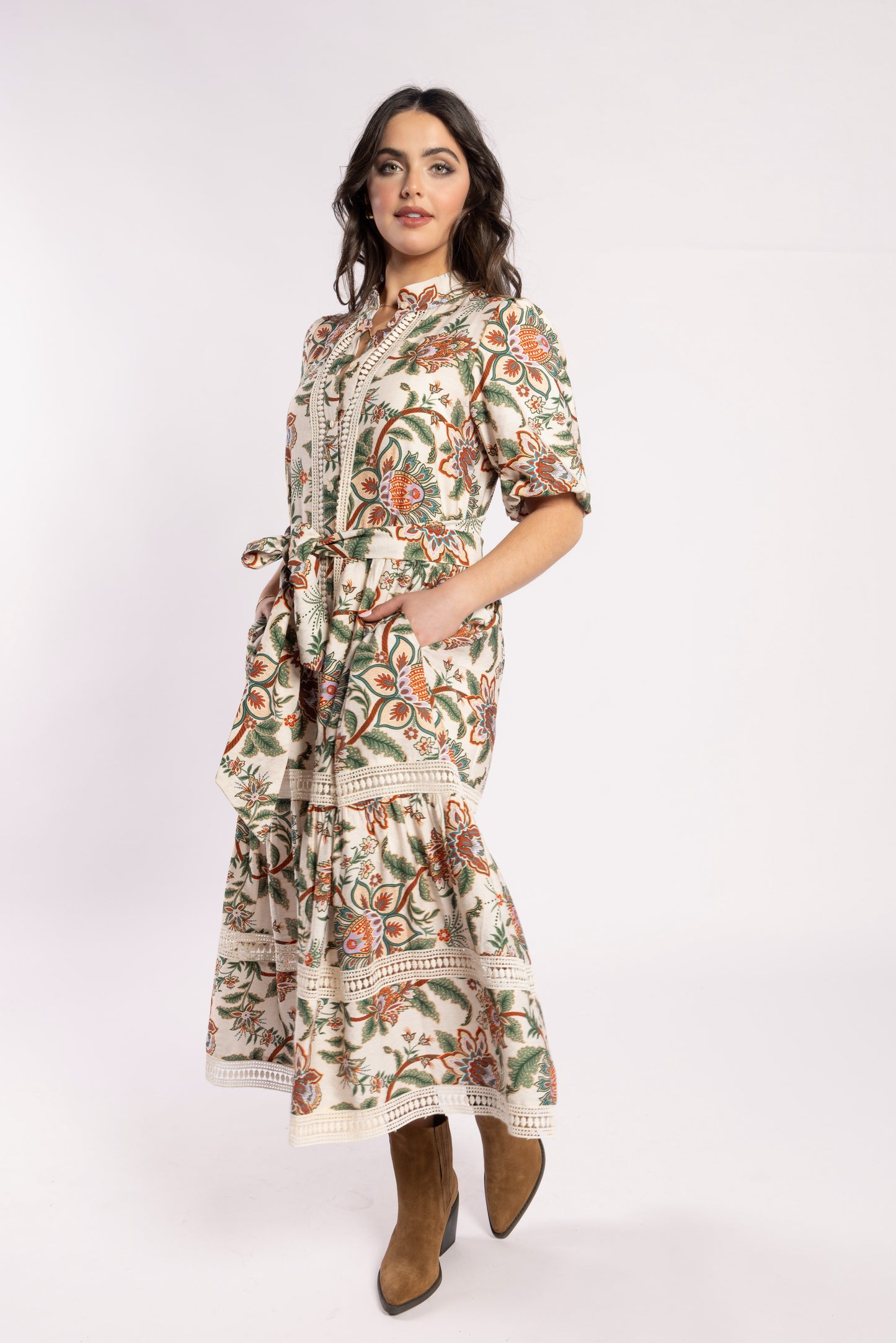 2238 - Charlotte Dress - Del Ray Cream