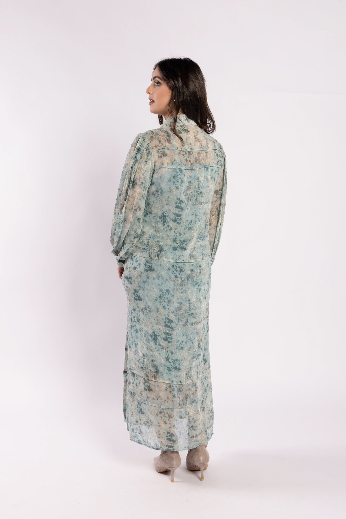 2241 - Clyde Dress - Fossil Print