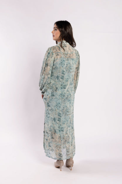 2241 - Clyde Dress - Fossil Print