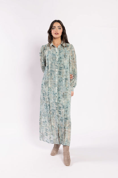 2241 - Clyde Dress - Fossil Print