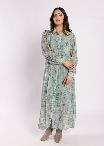 2241 - Clyde Dress - Fossil Print