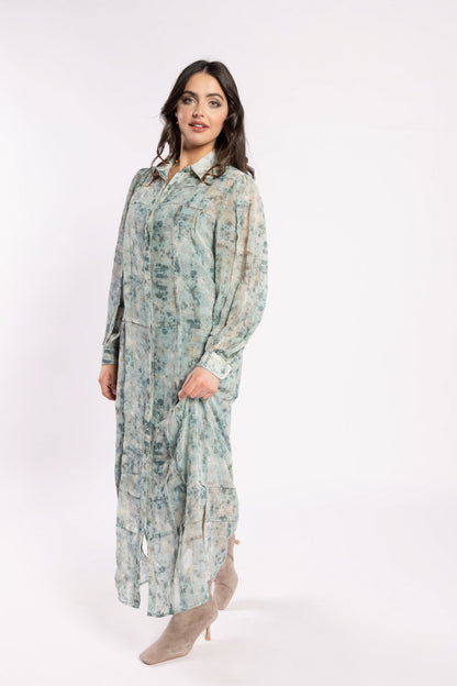 2241 - Clyde Dress - Fossil Print