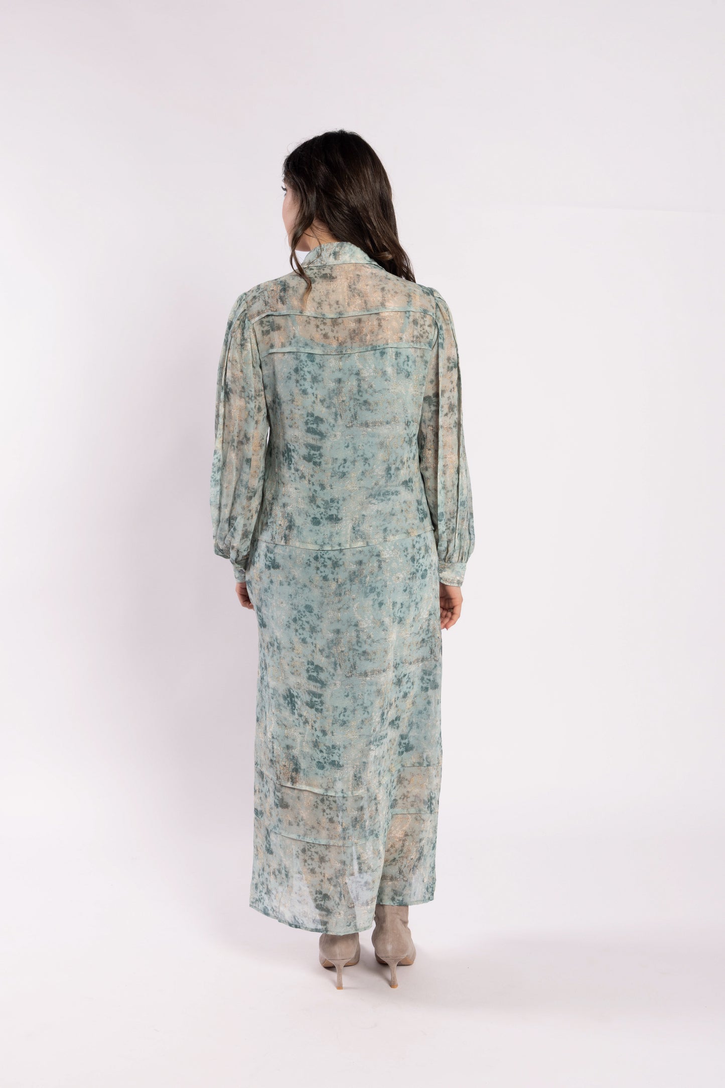 2241 - Clyde Dress - Fossil Print