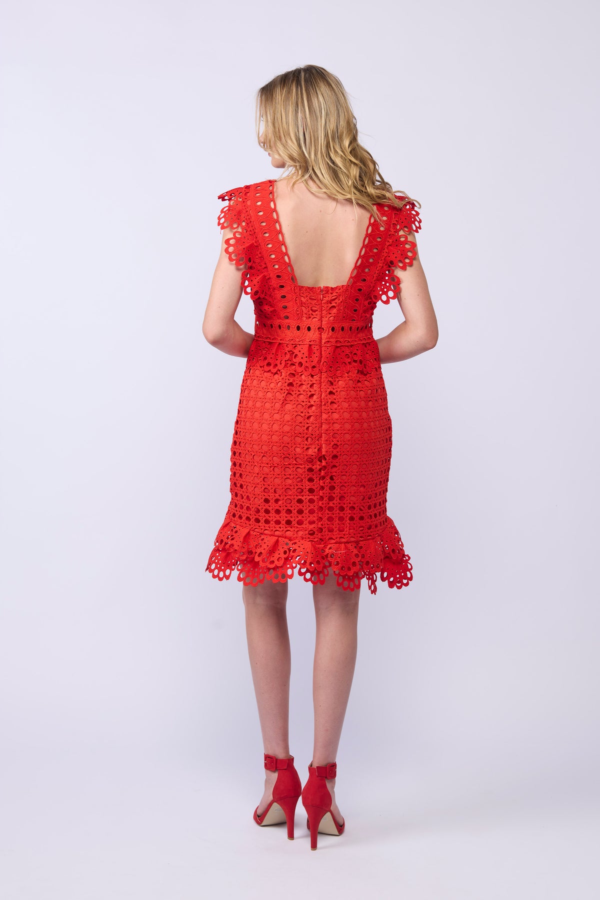 OHARA DRESS - TOMATO