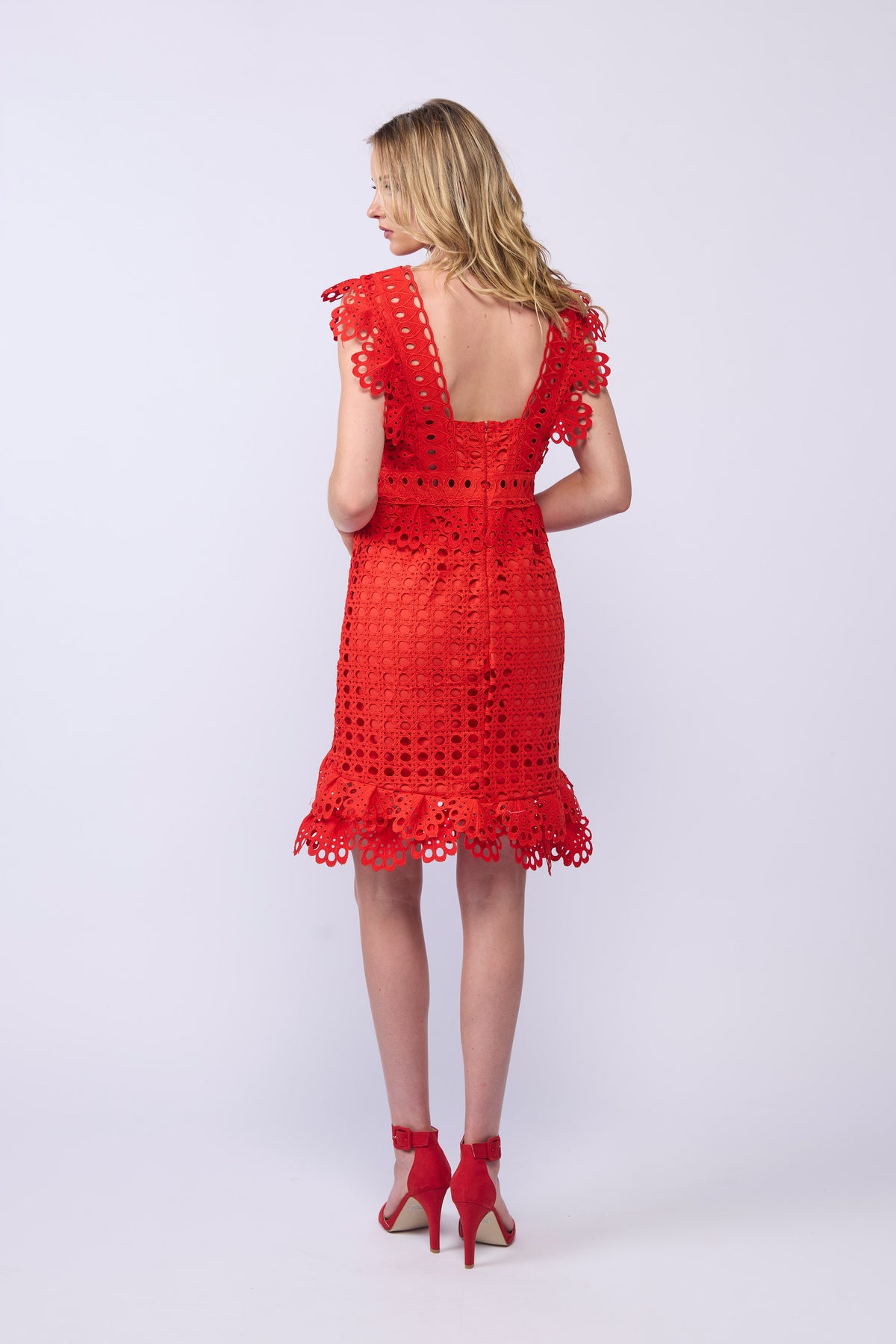 OHARA DRESS - TOMATO