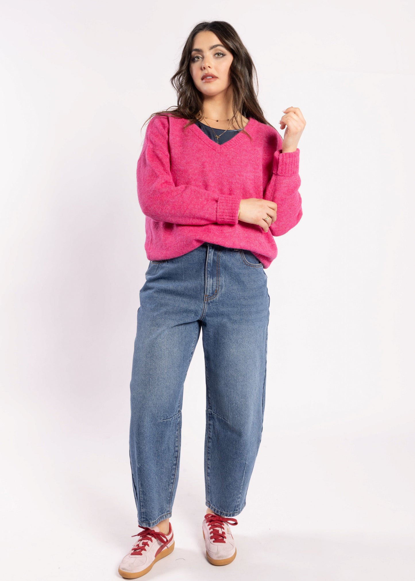 3047 - Rosalind Jumper - Carnation