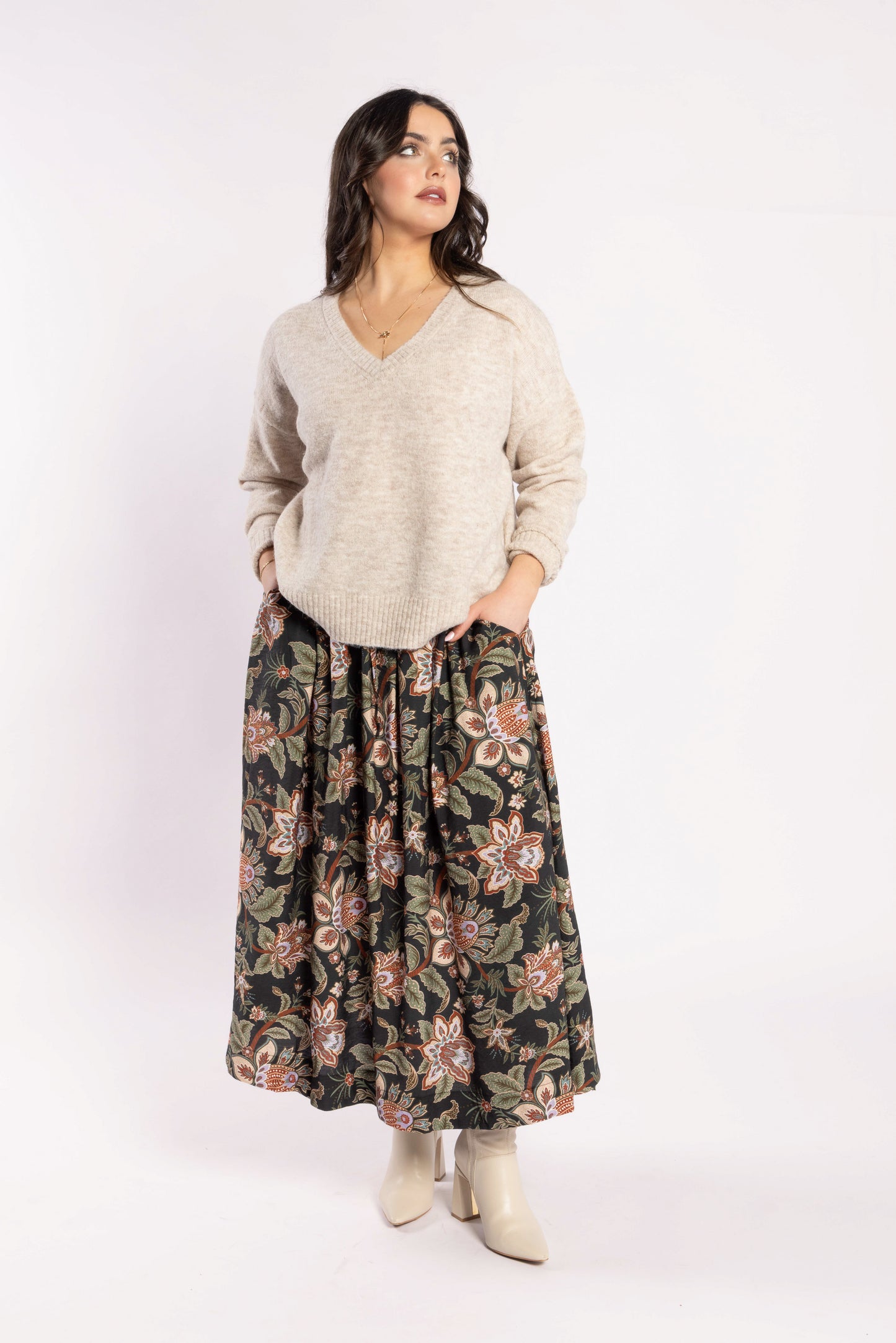 6065 - Lost Skirt - Del Ray Black
