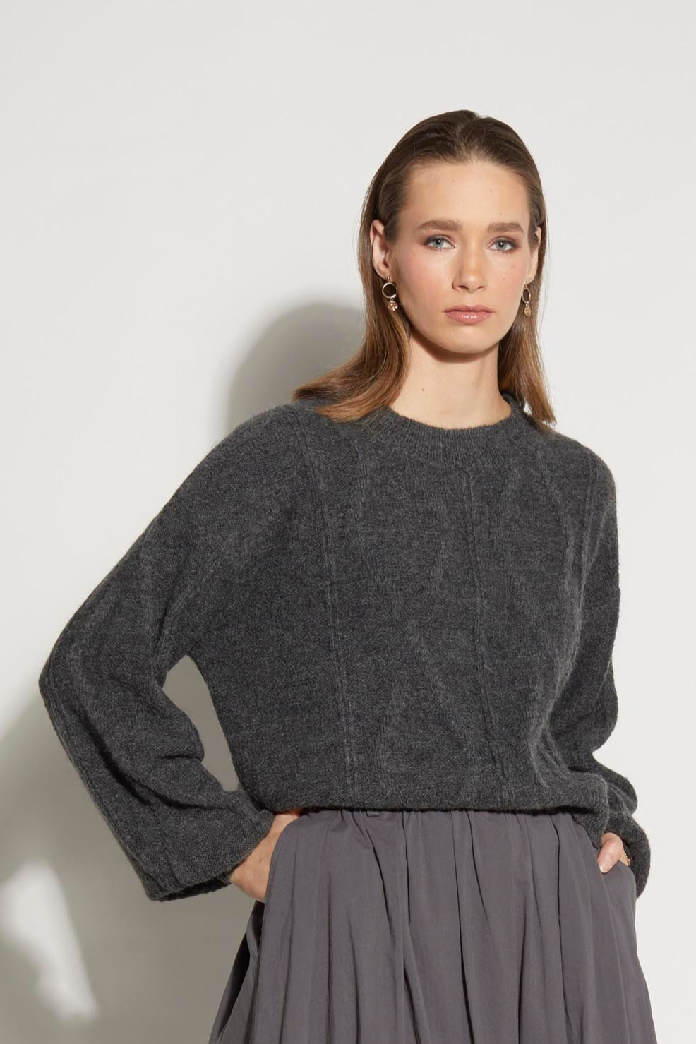LOUGHLIN - 3059L - Won Jumper - Granite