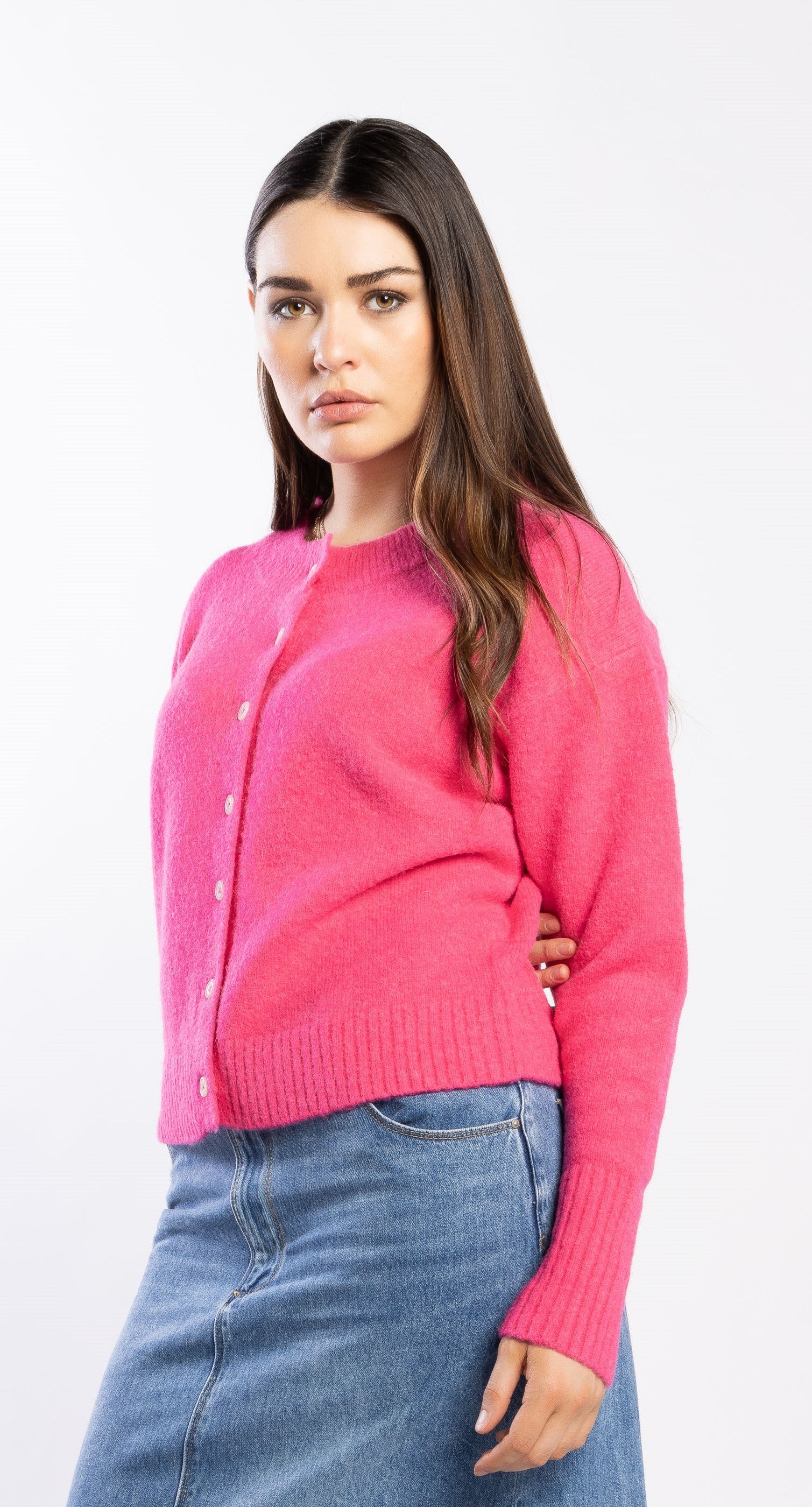 3060 - Ashbury Cardi - Hot Pink