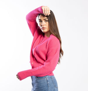 3060 - Ashbury Cardi - Hot Pink