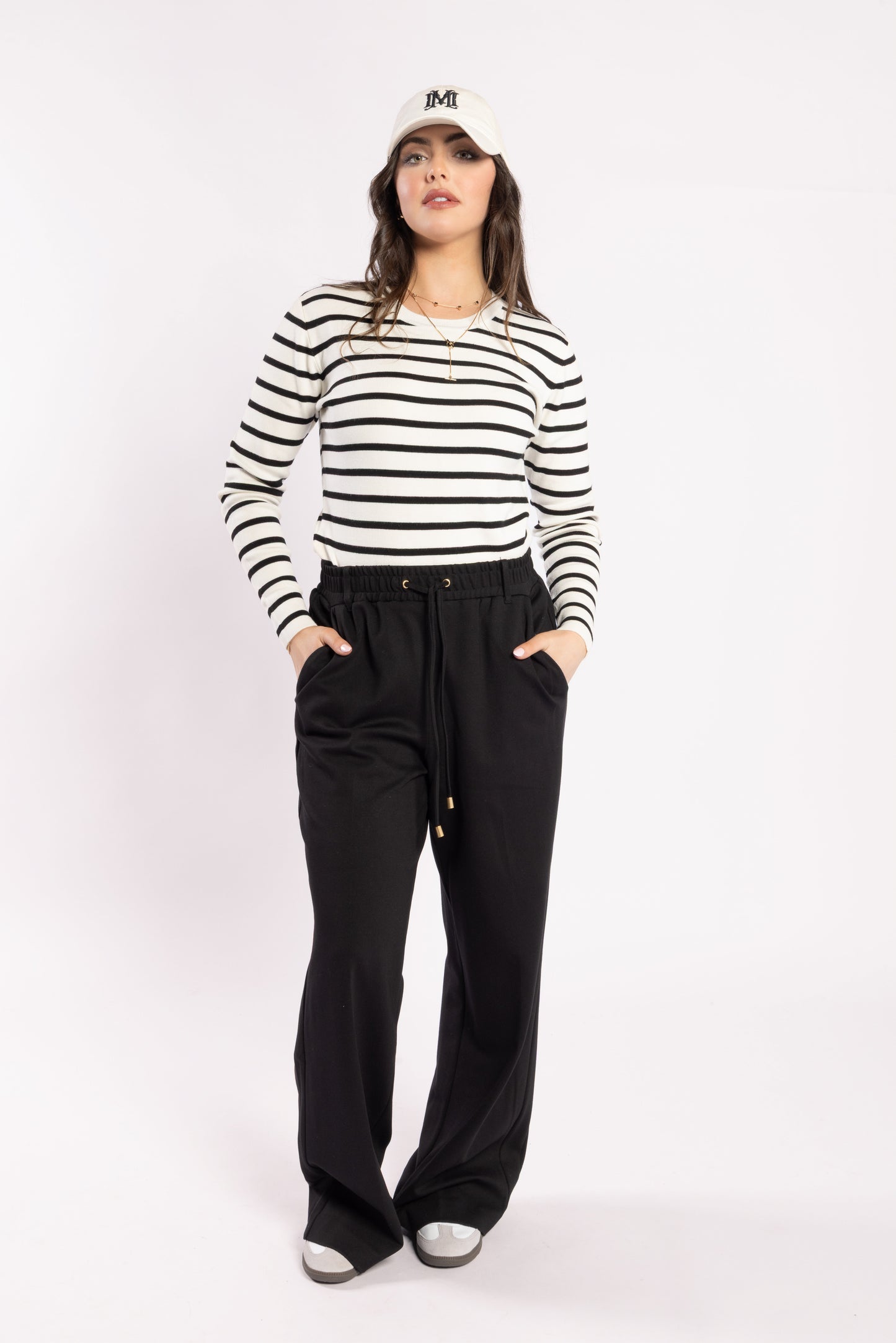 4033P - Lake Pant Ponti - Black Ponti