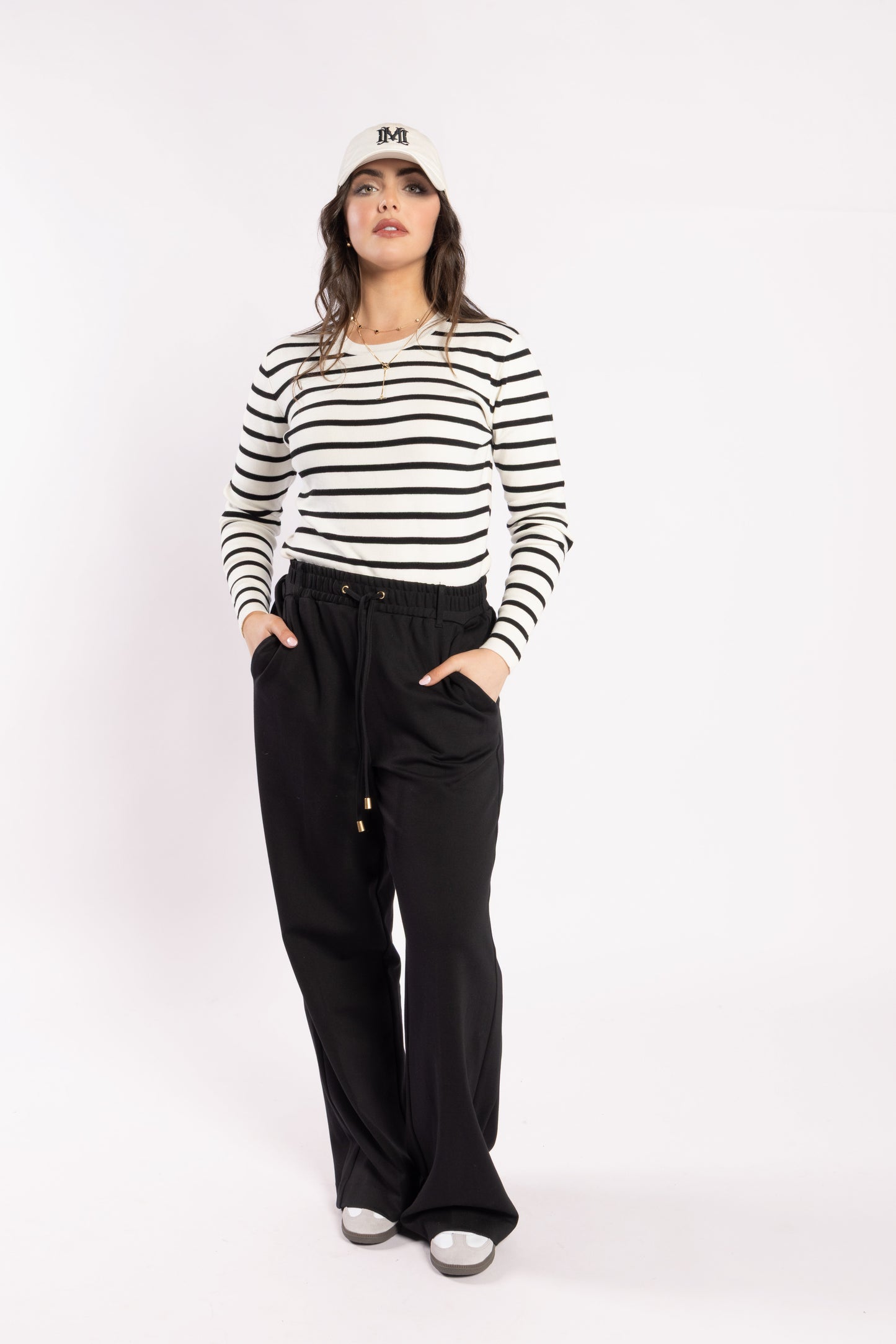 4033P - Lake Pant Ponti - Black Ponti