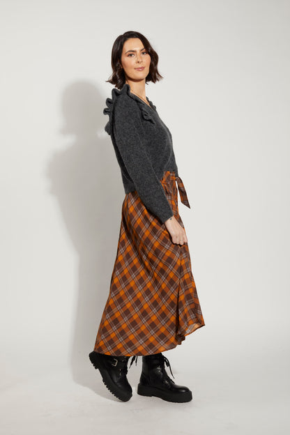 6051 - Claire Skirt - Autumn Check