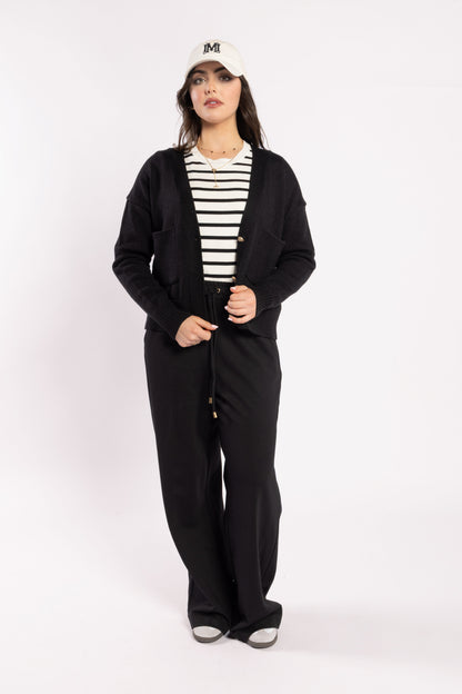 3064L - Vespa Cardi - Black