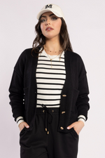 3064L - Vespa Cardi - Black