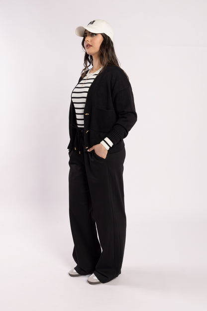 3064L - Vespa Cardi - Black