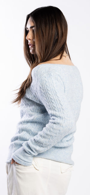 3074 - Lucie Jumper - Ice Blue