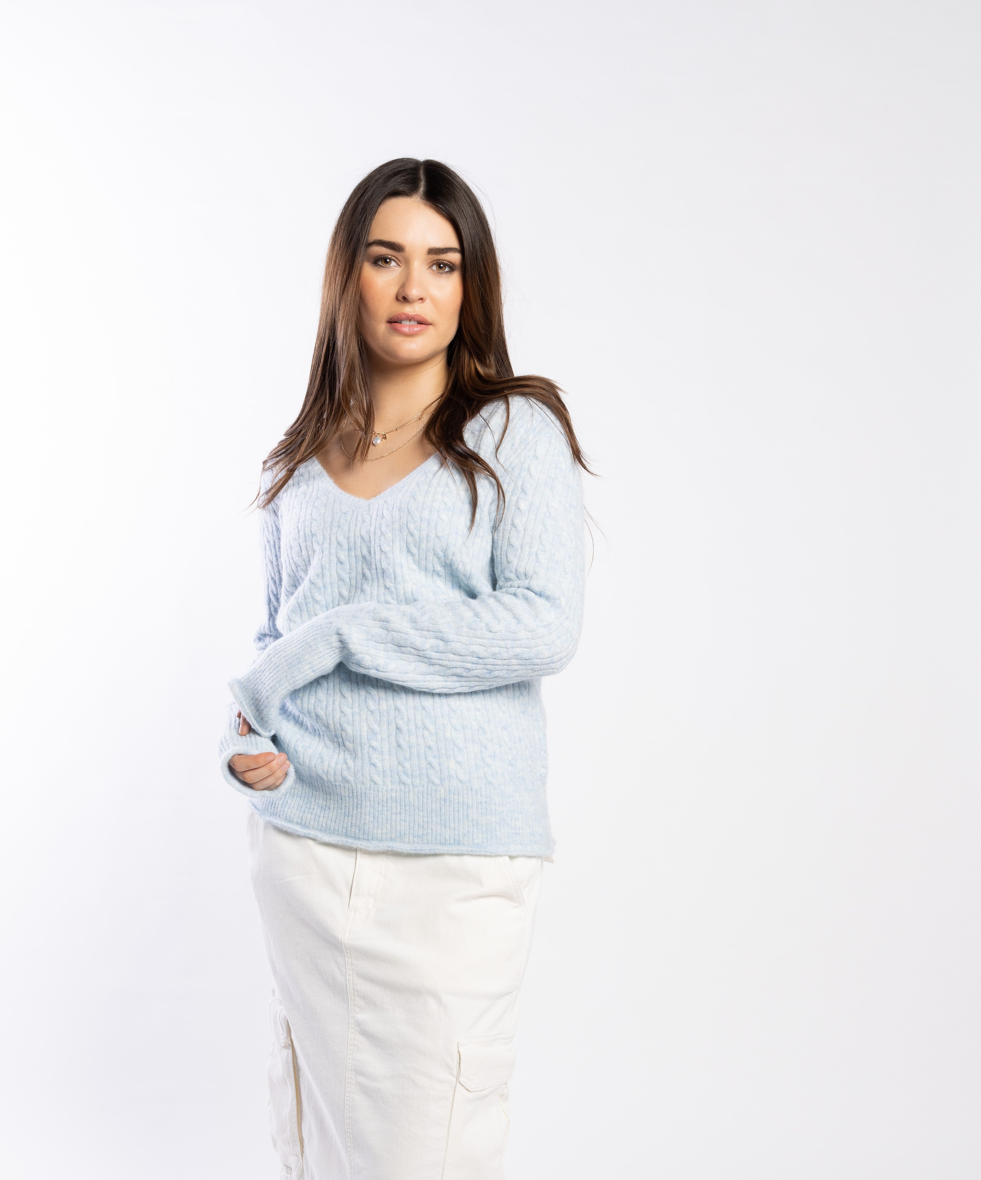 3074 - Lucie Jumper - Ice Blue