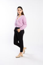 3075 -Taffy Cardi - Mauve