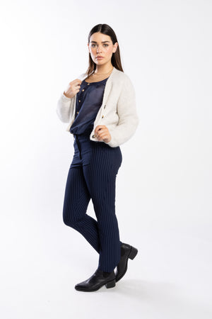 3075 - Taffy Cardi - Oatmeal