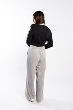 3077 - Racer Sweater - Black/Pearl/Silver