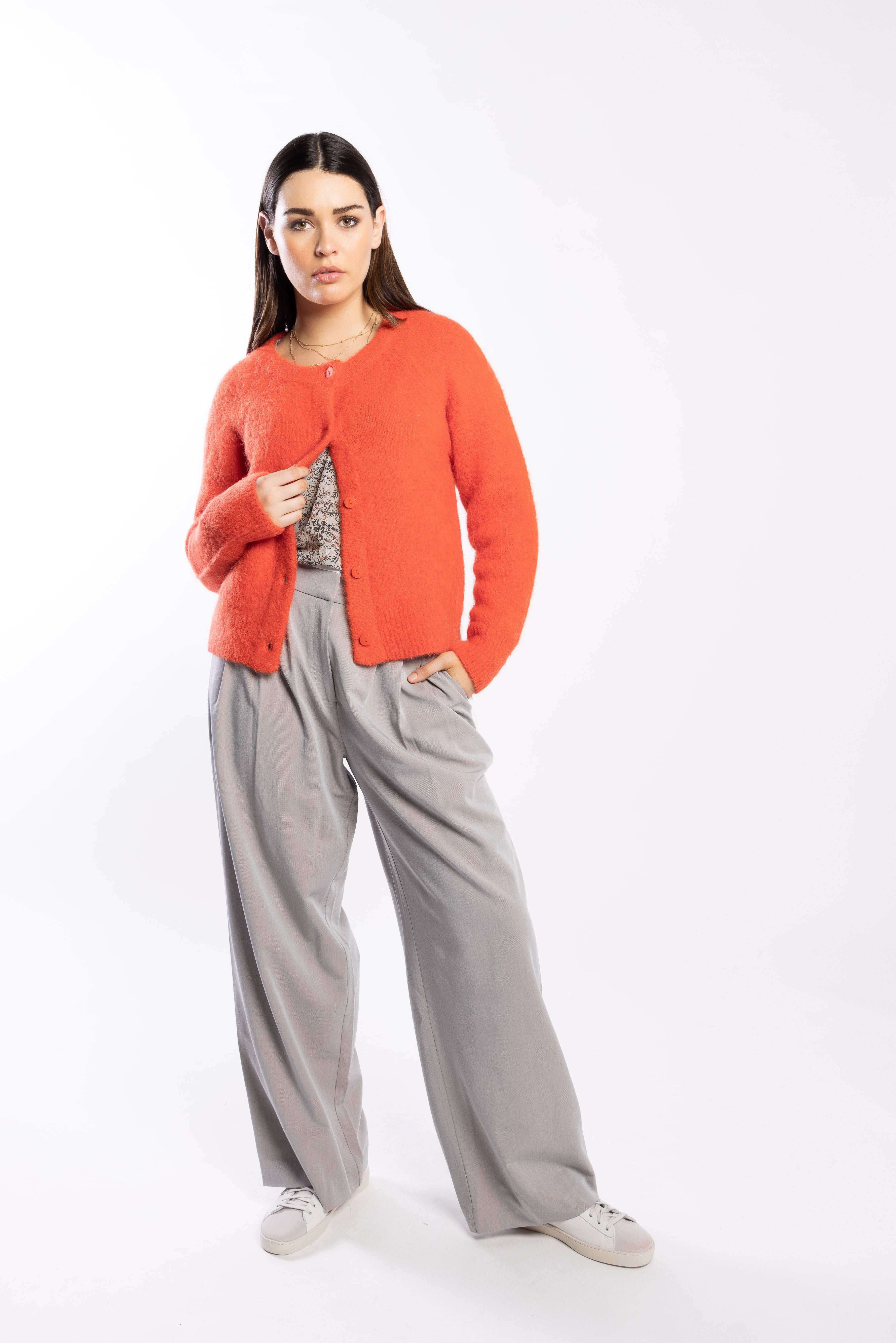 4068 - Beau Pant - Putty/Ivory