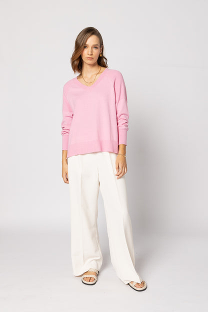 3081 - Saturday Sweater - Bubblegum Pink