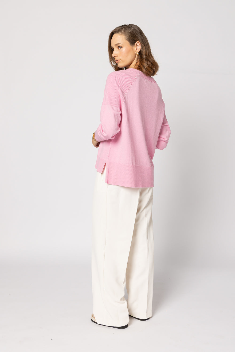3081 - Saturday Sweater - Bubblegum Pink