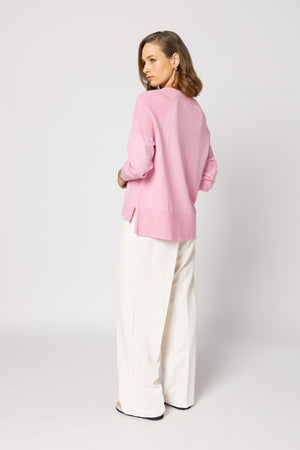 3081 - Saturday Sweater - Bubblegum Pink