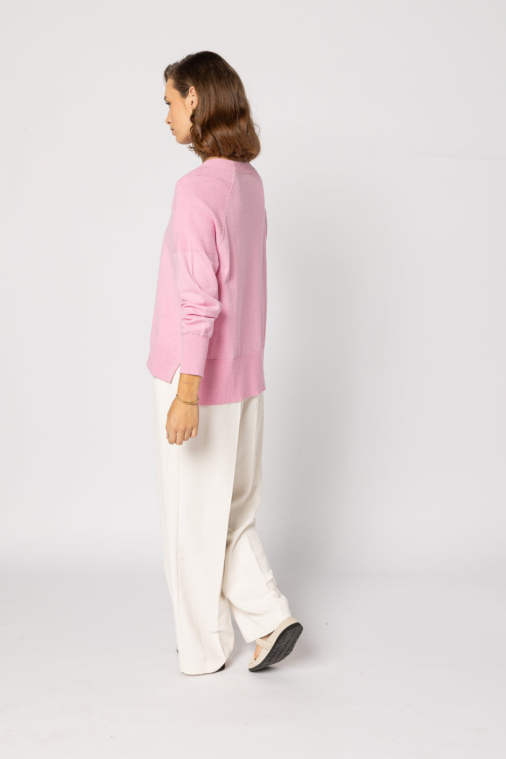3081 - Saturday Sweater - Bubblegum Pink