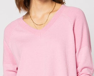 3081 - Saturday Sweater - Bubblegum Pink
