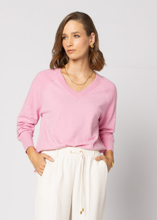 3081 - Saturday Sweater - Bubblegum Pink