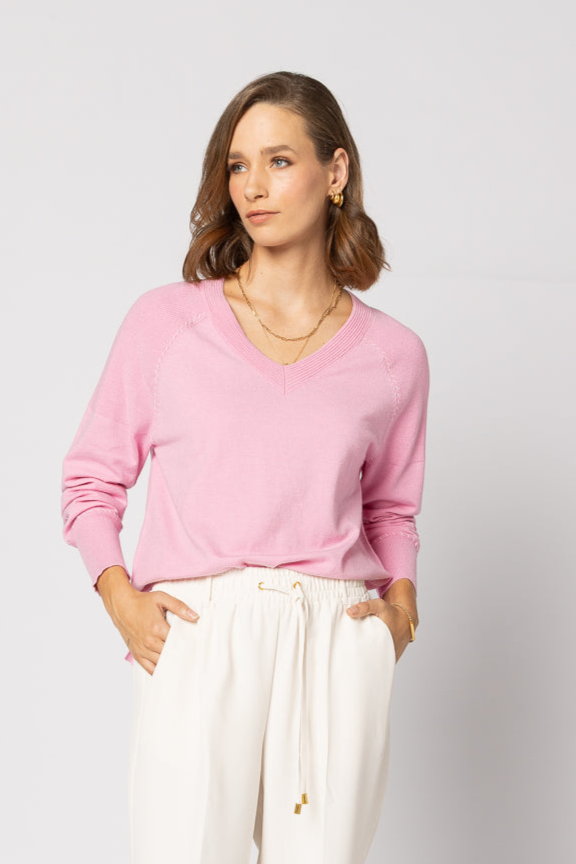 3081 - Saturday Sweater - Bubblegum Pink