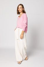 3081 - Saturday Sweater - Bubblegum Pink