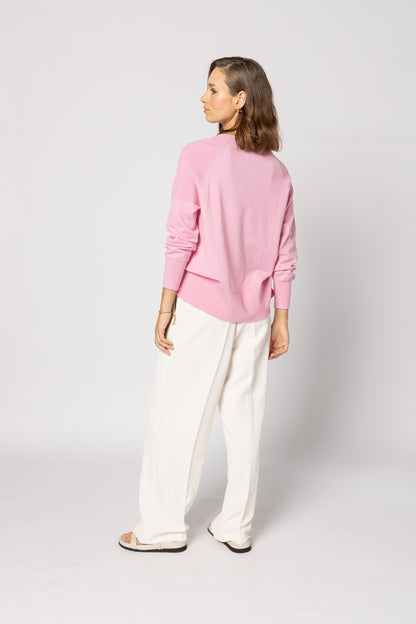 3081 - Saturday Sweater - Bubblegum Pink