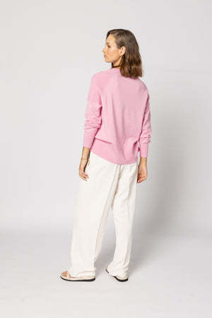 3081 - Saturday Sweater - Bubblegum Pink