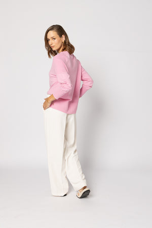 3081 - Saturday Sweater - Bubblegum Pink