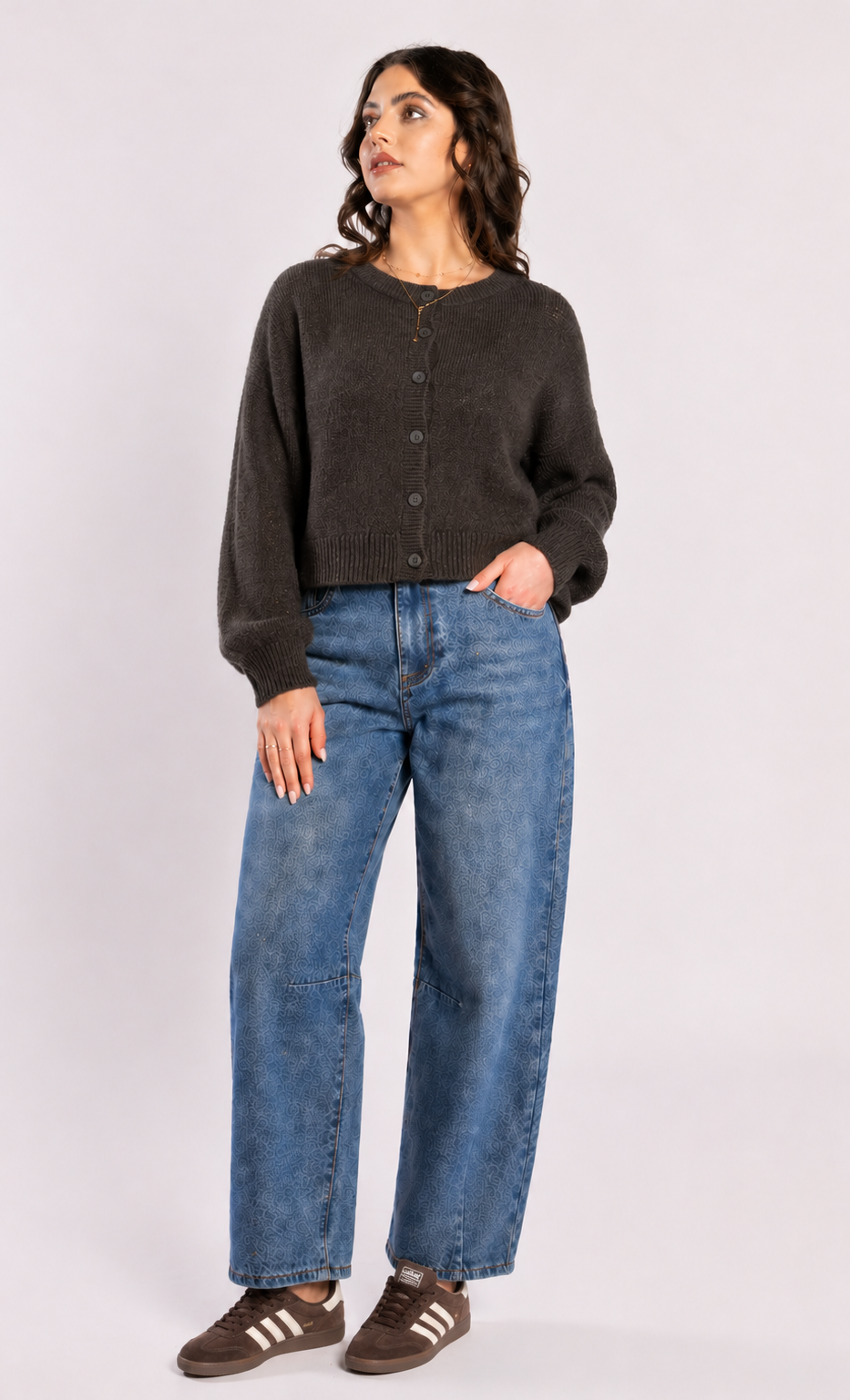 9036 - Barrel Jean - Indigo Blue