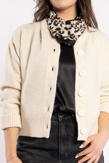 AA2 - Clip Scarf - Light Animal