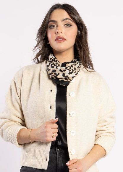 AA2 - Clip Scarf - Light Animal